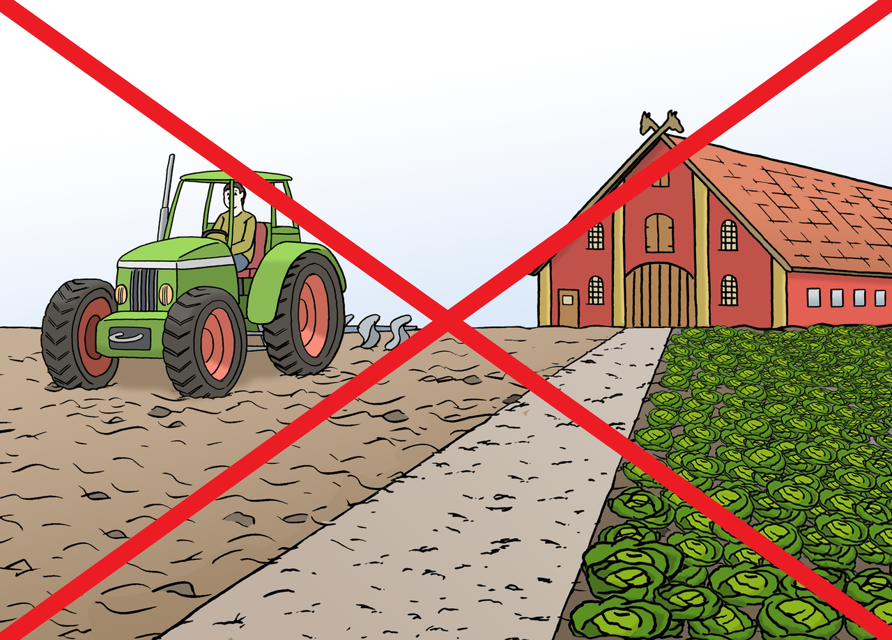 Pflegezone- - Landwirtschaft nicht erlaubt