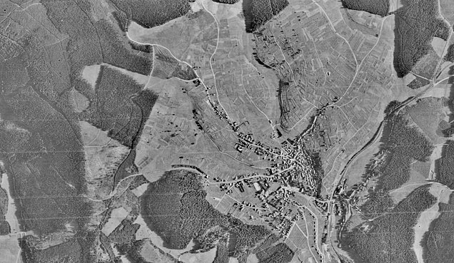 Ausschnitt Luftbild 1945