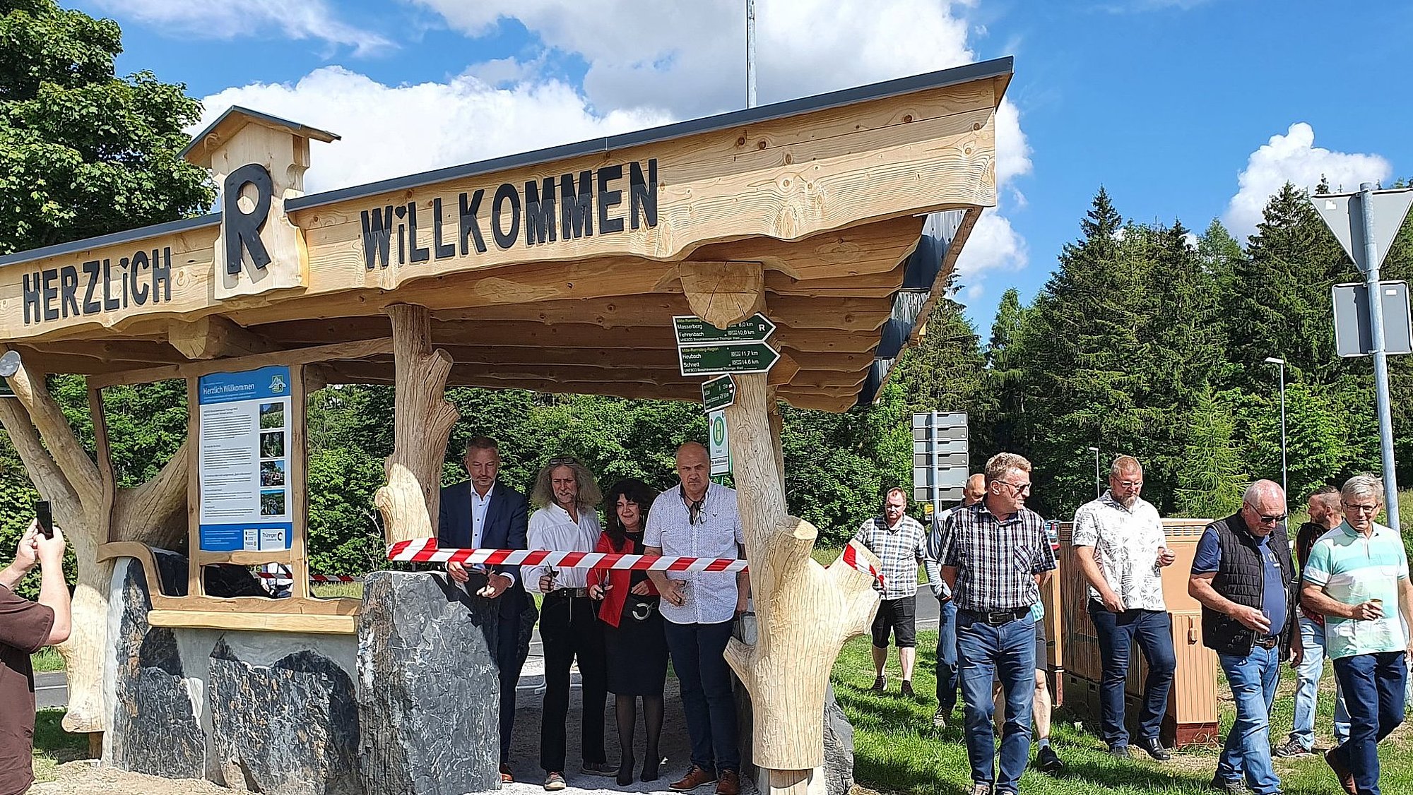 Eröffnung Allzunah Bauwerk 